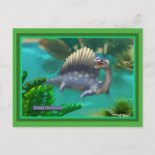 Postal Dinosaurio (Anverso)