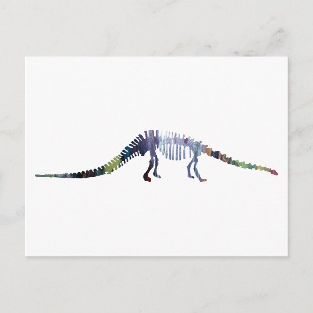 Postal Dinosaurio (Anverso)