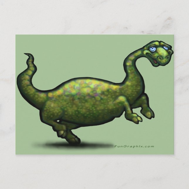 Postal Dinosaurio (Anverso)