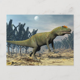 Postal Dinosaurio del Allosaurus - 3D rinden