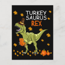 Dinosaurio del Día de Acción de Gracias Saurus Rex