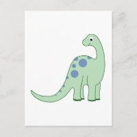 Dinosaurio feliz Personalizado verde