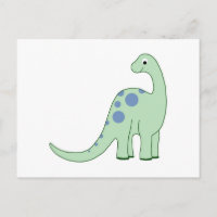 Dinosaurio feliz Personalizado verde