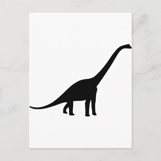 Postal Dinosaurio - Longneck (Anverso)