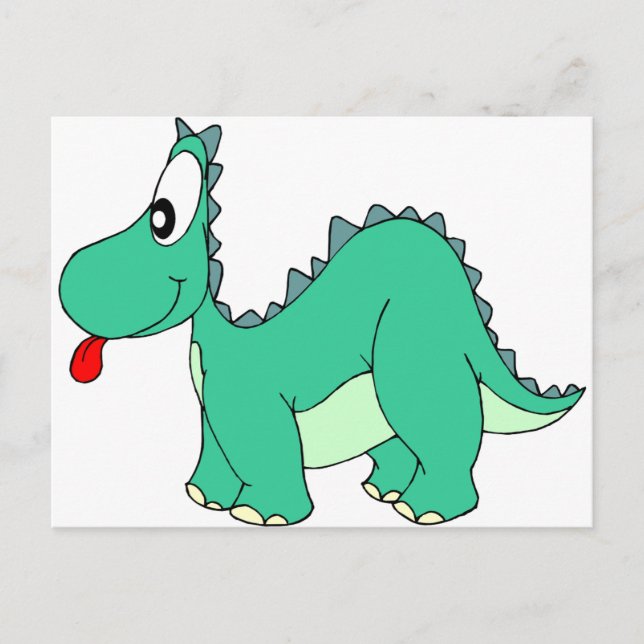 Postal Dinosaurio personalizado (Anverso)