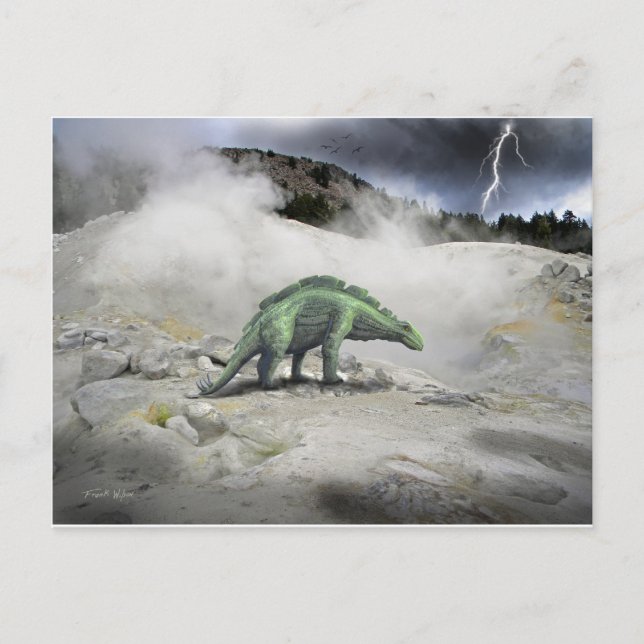 Postal Dinosaurio Wuerhosaurus (Anverso)