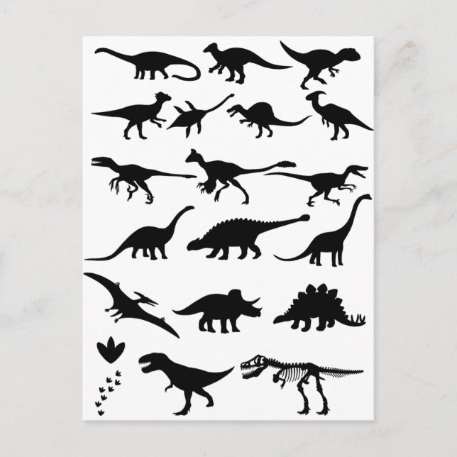 Postal Dinosaurios (Anverso)