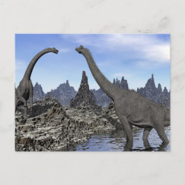 Postal Dinosaurios de Brachiosaurio - Rentabilidad 3D