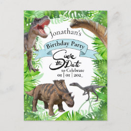Postal Dinosaurios de Jurassic World para niños