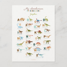Postal Dinosaurios (inglés)