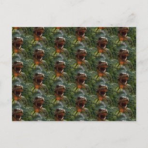 Postal dinosaurios jurásicos