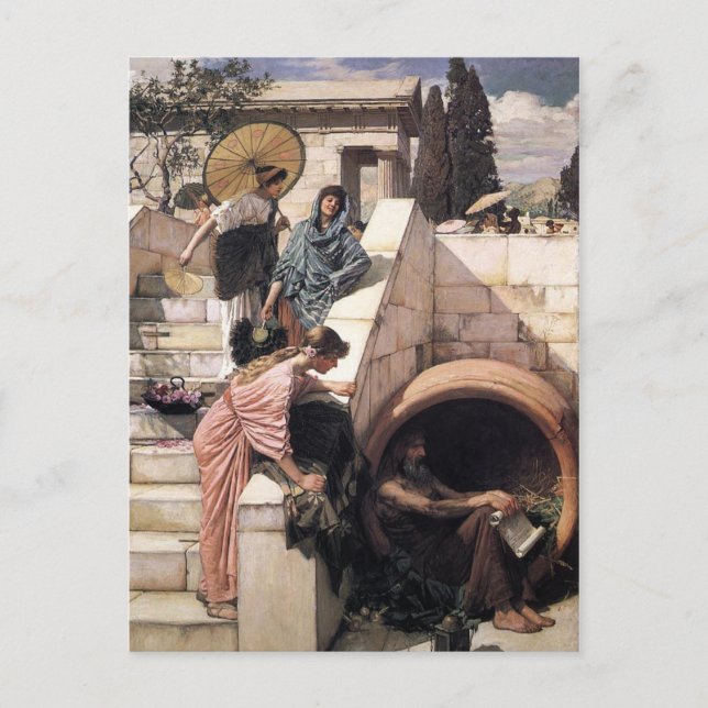 Postal Diogenes (Anverso)