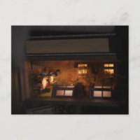 Diorama del libro nook - pequeño café