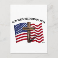 DIOS BENDIGA A ESTA MAMÁ MILITAR cruz escarpada y 