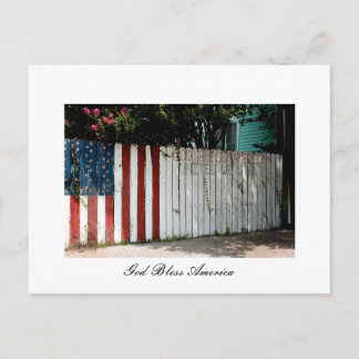 Postal Dios bendiga a Estados Unidos