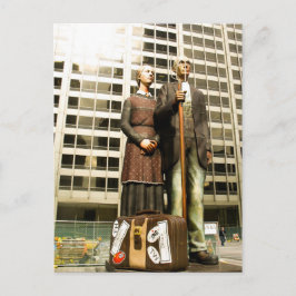 Postal Dios bendiga a Estados Unidos/Estadounidense Gótic