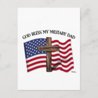 DIOS BENDIGA A MI PADRE MILITAR, cruz robusta y ba