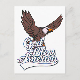 Postal Dios bendiga América