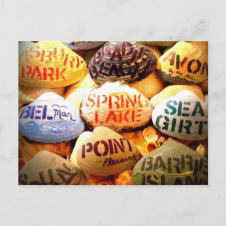 Postal Dios bendiga la costa de Jersey.