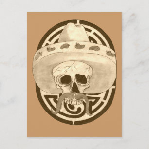 Postal Dios de los Muertos, ¡¡¡Amigo!!!