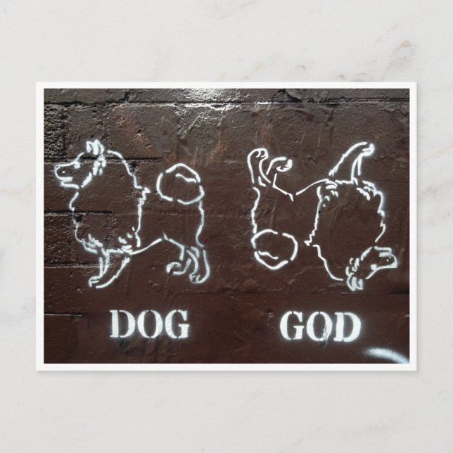 Postal dios del perro (Anverso)