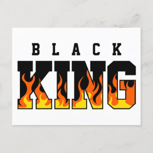 Postal Dios dice que soy el Rey Negro Melanin Hombre Bruh