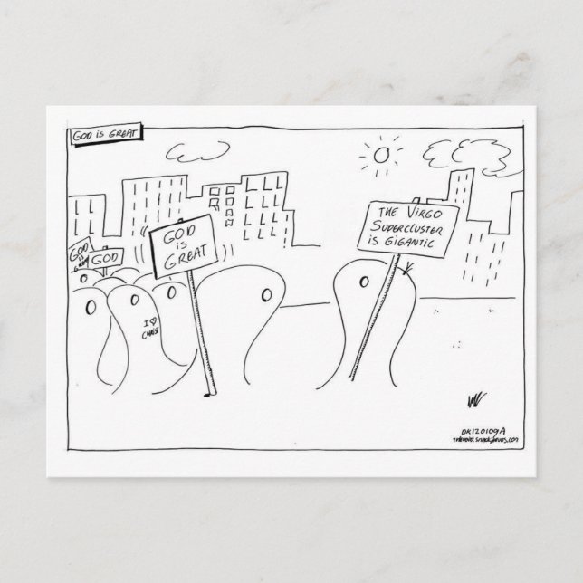 Postal Dios es grande (Anverso)