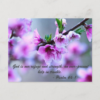 Postal Dios es nuestro refugio y fuerza, un siempre prese