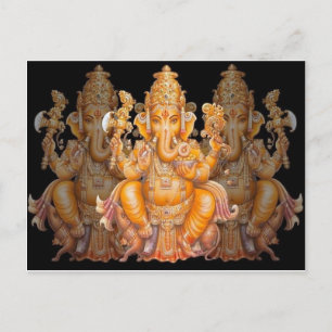 Postal Dios hindú Ganesh