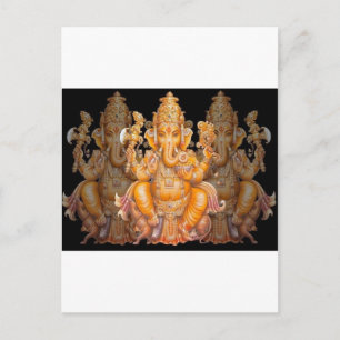 Postal Dios hindú Ganesh