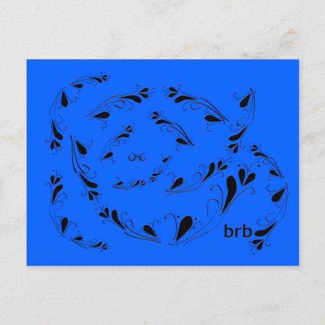 Postal ¡Dios mío! (Anverso)