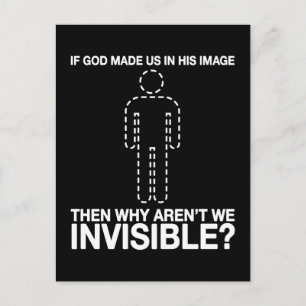 Postal dios nos hizo ver su imagen, ¿por qué no somos inv