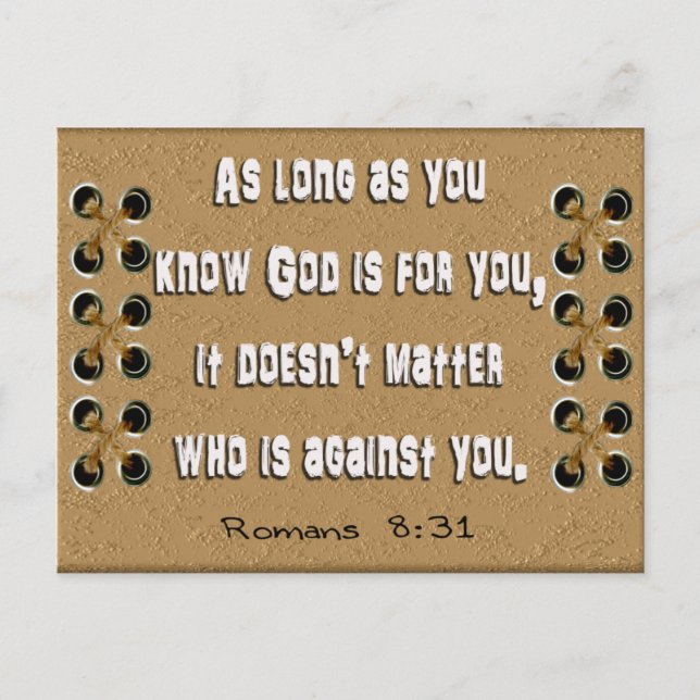 Postal Dios por ti (Anverso)