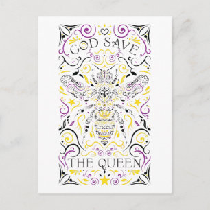 Postal dios salve a la reina