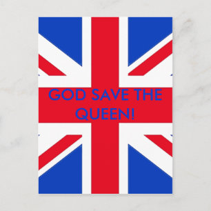 POSTAL ¡DIOS SAVE LA REINA!