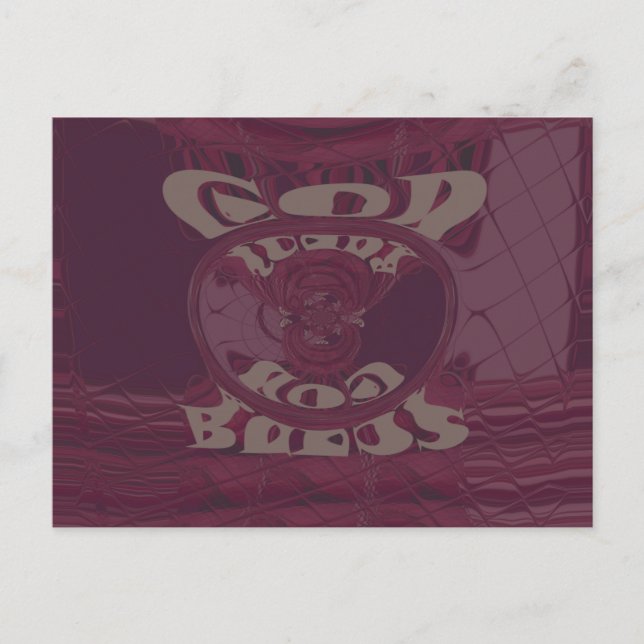 Postal Dios te bendiga las jirafas Arte Imprimir/Diseño (Anverso)