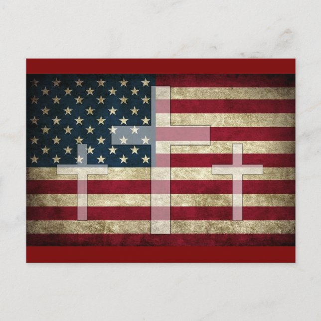 Postal Dios y el país (Anverso)