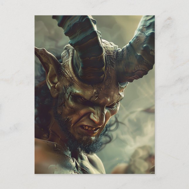 Postal Dios y monstruos - Pan (Anverso)