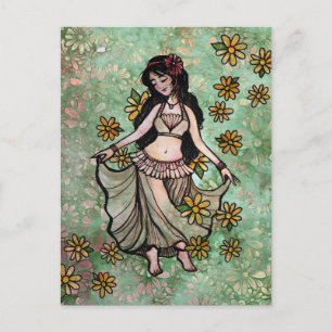 Postal Diosa Bailarina de Vientre                        