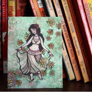 Postal Diosa Bailarina de Vientre