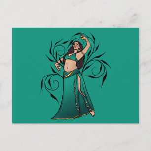 Postal Diosa Bailarina de Vientre Sivoney