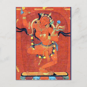 Postal Diosa budista tibetana Vajravarahi Vajrayogini