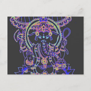 Postal Diosa de Ganesha Elephant