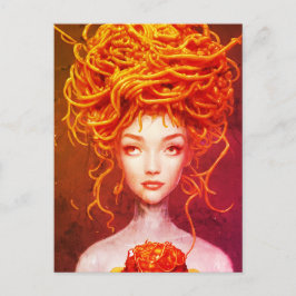 Postal Diosa de la Espaguetis