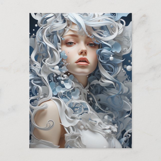 Postal Diosa de la leche (Anverso)