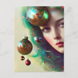 Postal Diosa de los navidades