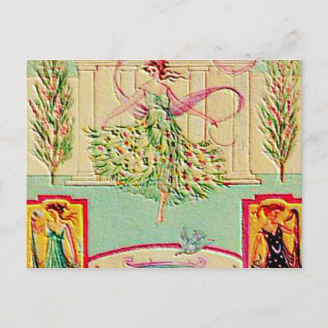 Postal Diosa de Maiden Athena (Anverso)