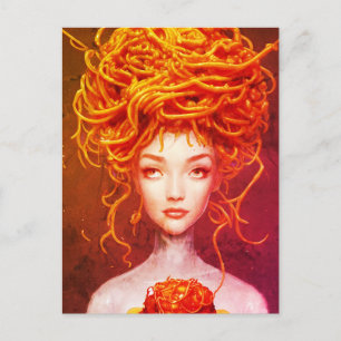 Postal Diosa de Spaghetti