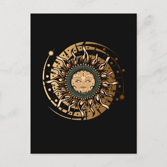 Postal Diosa de Sun (Anverso)