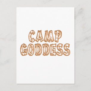 Postal Diosa del campamento
